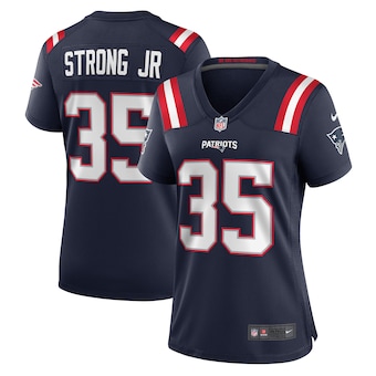 womens nike pierre strong jr navy new england patriots game 